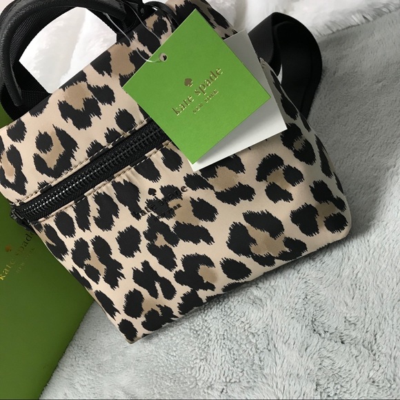 kate spade Handbags - NWT Kate Spade Leopard Mini Crossbody Bag Purse